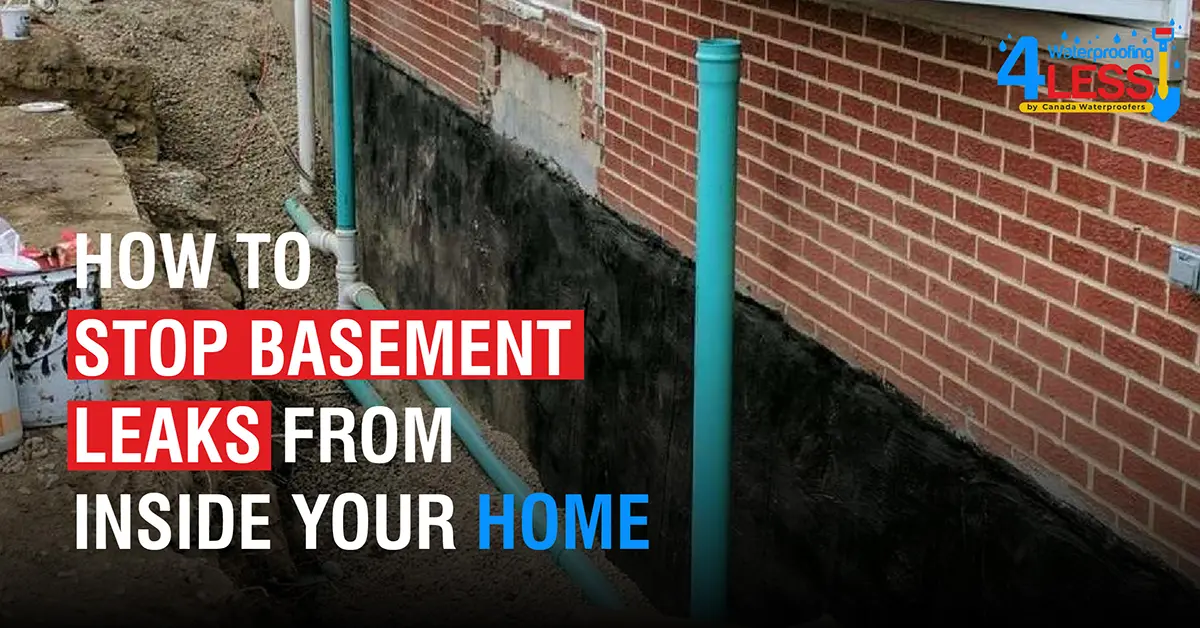 Stop Basement Leaks From Inside Your Home